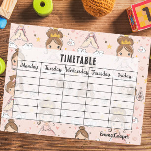 Princesses & Coeurs Soft Pastels School Horaire