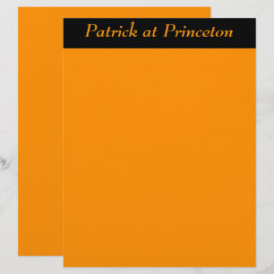 Princeton Orange personnalisé