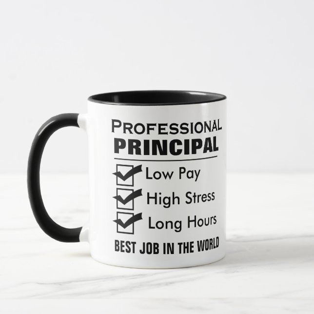Principal Funky Custom Mug (Gauche)