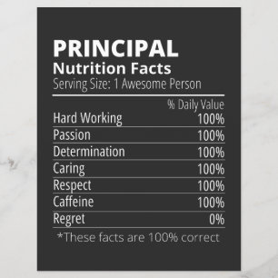 Principale valeur nutritive drôle