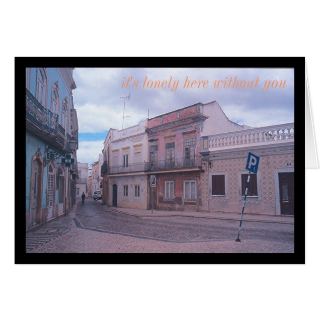 (Principalement déserté) Scène européenne de rue (Devant Horizontal)
