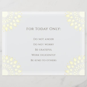 Principes de Reiki, préceptes