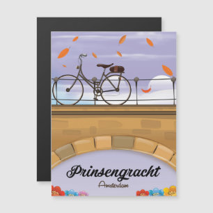 Prinsengracht,Canal Amsterdam Affiche de voyage
