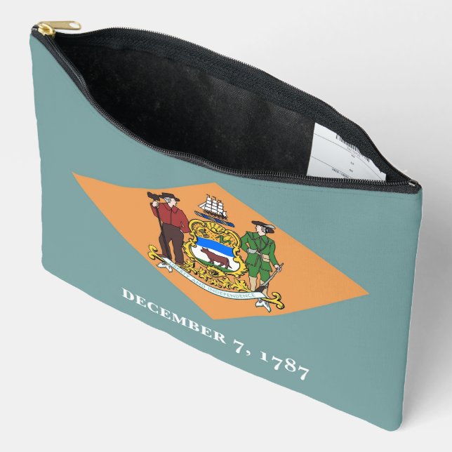 Print Cut Sac à coudre avec le drapeau du Delaware (Ouvrir)