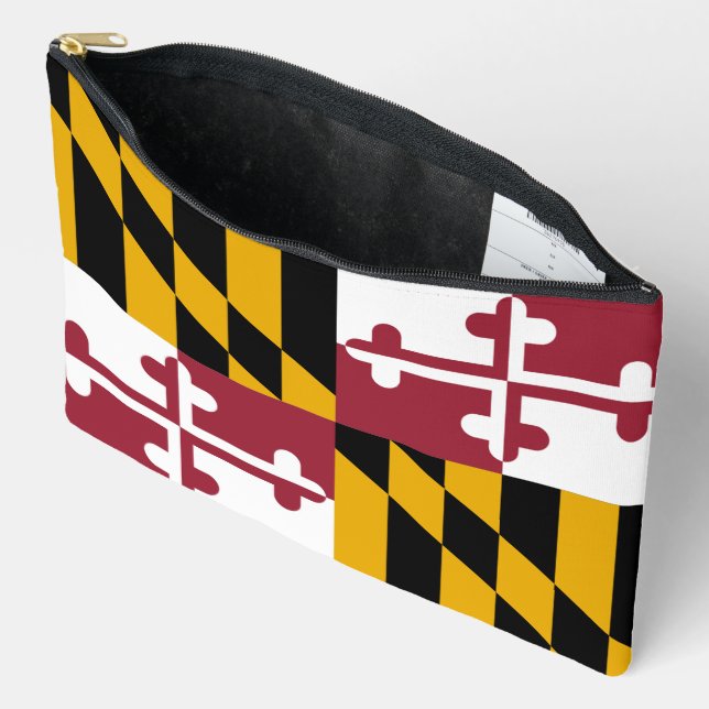 Print Cut Sac à coudre avec le drapeau du Maryland (Ouvrir)