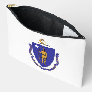 Print Cut Sac à coudre avec le drapeau du Massachu