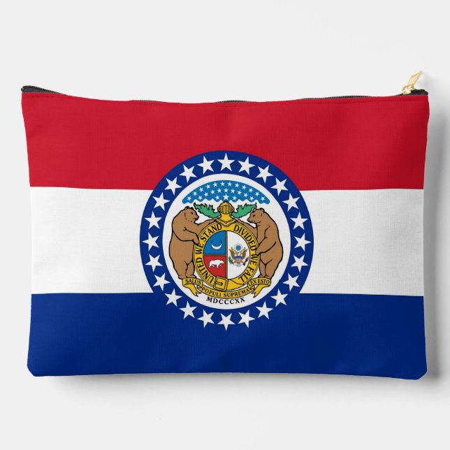 Print Cut Sac à coudre avec le drapeau du Missouri (Verso)