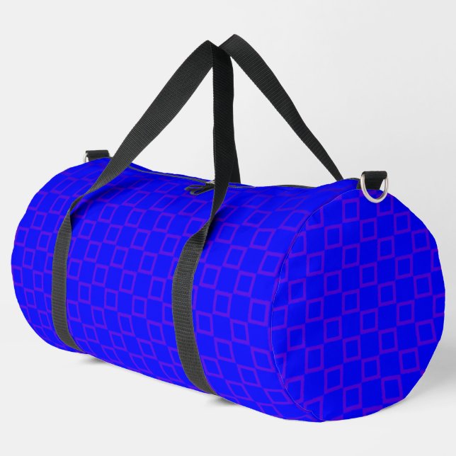 Print Cut Sac à coudre Purple Blue design moderne (Coin gauche)