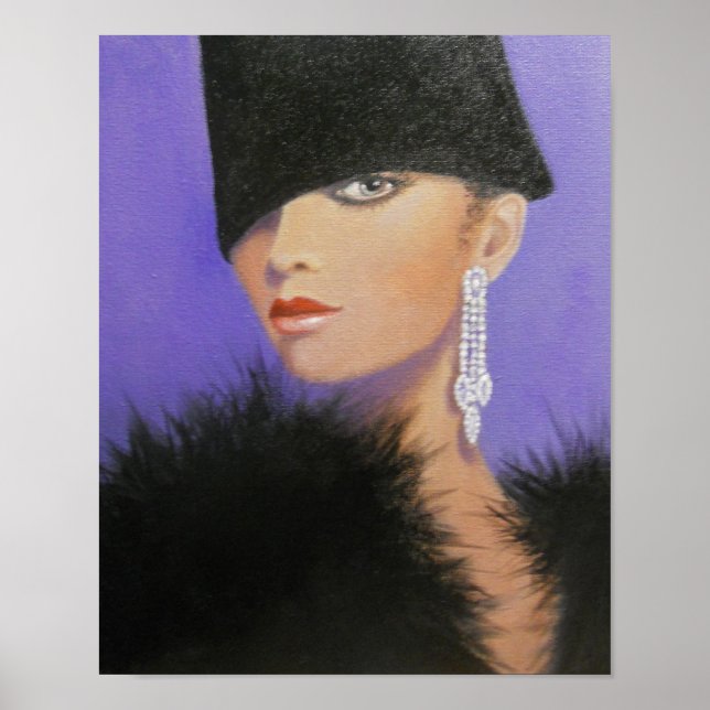 Print, Value Poster Paper (Matte) A Lady with styl (Devant)
