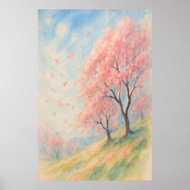 Printemps 1, Blossom Breeze, Affiche saisonnière (Devant)