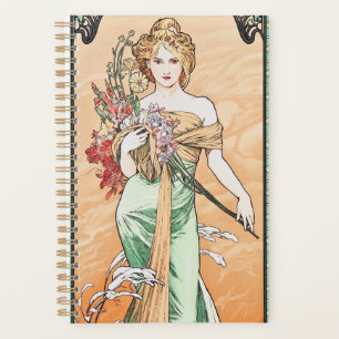 Printemps Art Nouveau vintage par Mucha