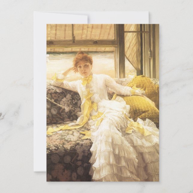 Printemps (Bord de mer) de James Tissot, Portrait  (Devant)