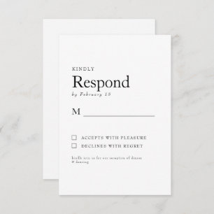 Printemps Botanique Blanc Mariage RSVP