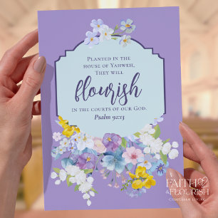 Printemps coloré Écriture florale Bulletin de l'ég
