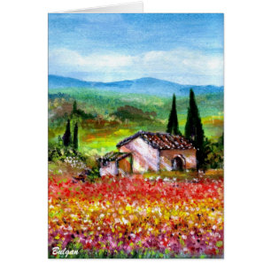 PRINTEMPS DANS LA CAMPAGNE TOSCANE