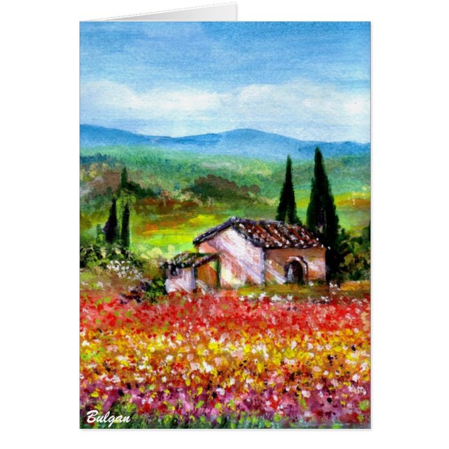 PRINTEMPS DANS LA CAMPAGNE TOSCANE (Devant)