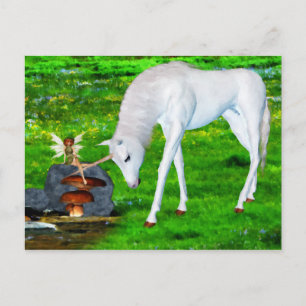 Printemps dans la carte postale pré