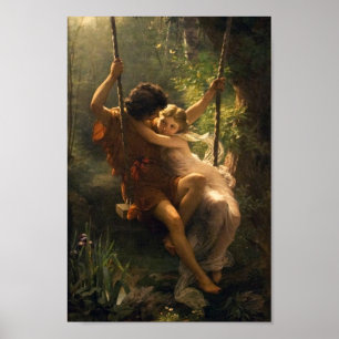 Printemps de Pierre-Auguste Cot - affiche