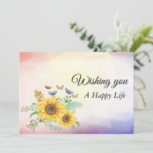 Printemps de tournesol, Vous Souhaitant Une Vie He