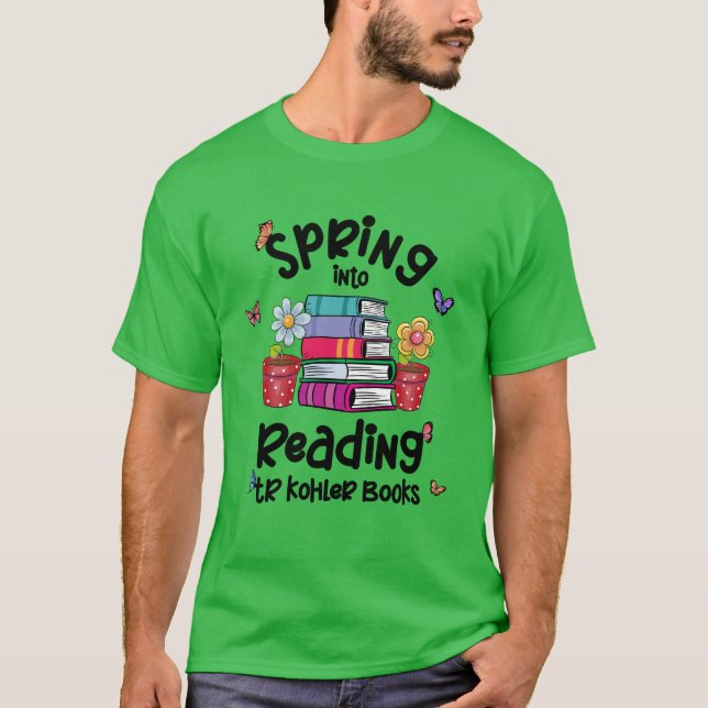 Printemps En Lecture TR Kohler Livres T-Shirt (Devant)