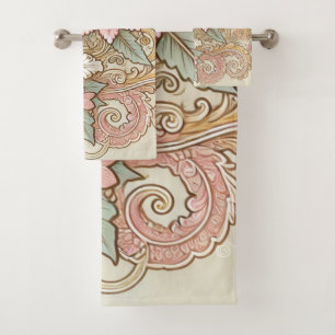 Printemps Été Pastel Indonésien Batik Floral
