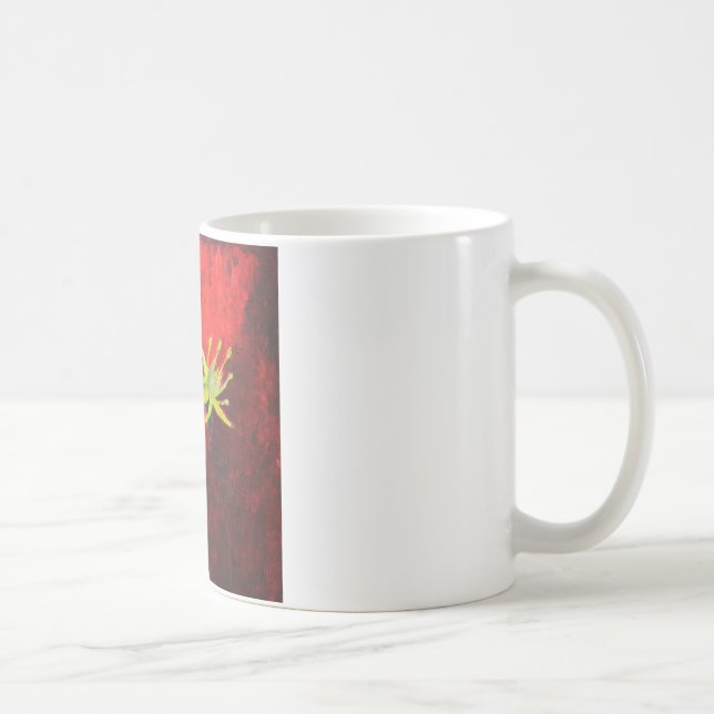 Printemps Love Floral Peinture Mug blanc (Droite)