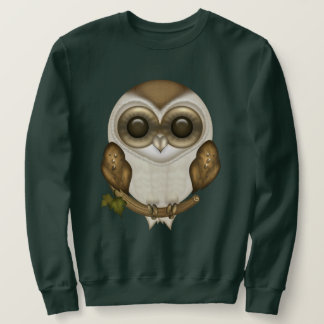 Prise de bec les sweatshirts de hibou de grange