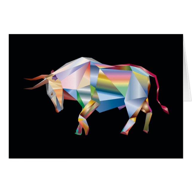 Prism Bull Arc-en-ciel Abstrait (Devant horizontal)