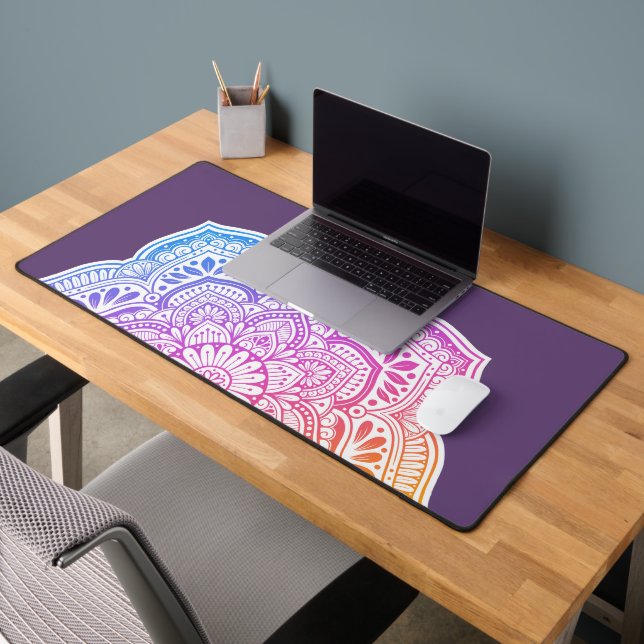 Prism Flower Mandala Desk Mat (Bureau 2)