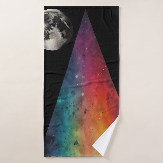 Prisme lunaire (Serviette de bain)
