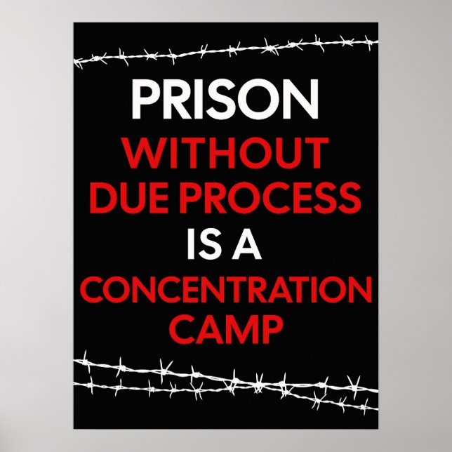 Prison Without Due Process Poster & DOWNLOAD (Devant)