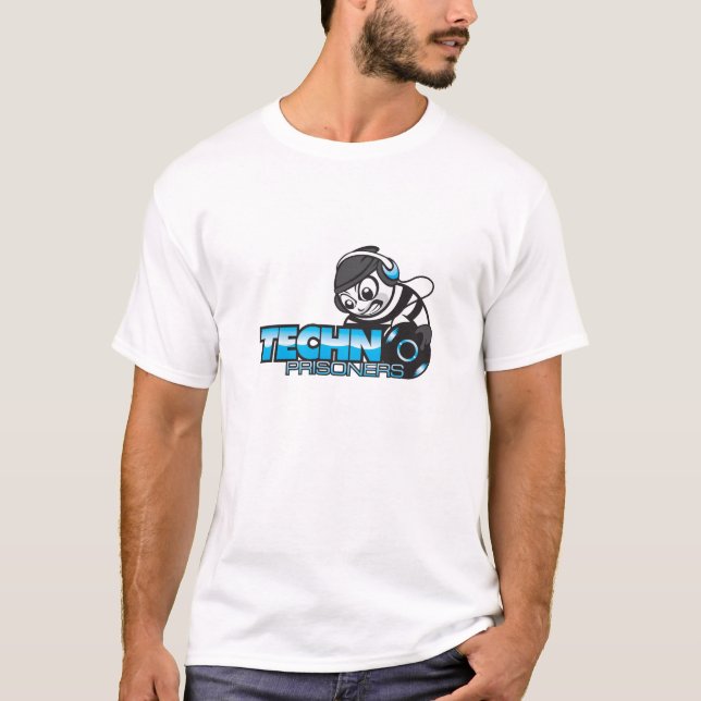 Prisonniers de techno ! T-shirt (Devant)