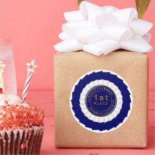 Prix, Bleu-Blanc-1er STICKERS ROND