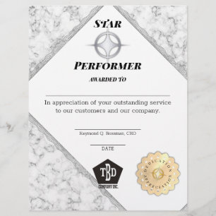 Prix d'appréciation des employés les plus performa