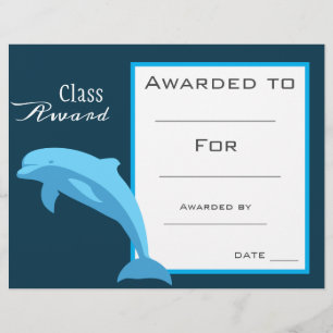 Prix de classe animal dauphin mignon