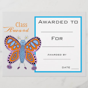 Prix de classe animal papillon mignon