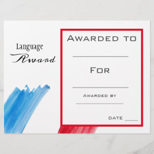 Prix de classe Étudiant en langue française