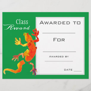 Prix de classe gecko étudiant en sciences