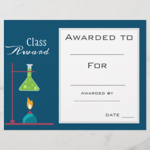 Prix de classe sciences chimie sujet étudiant