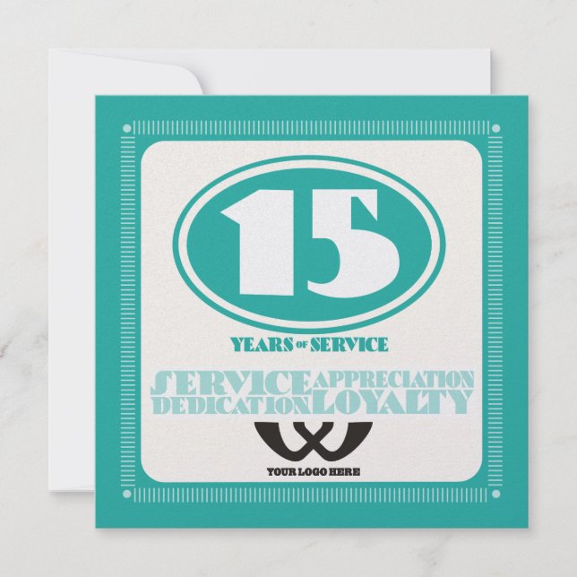 Prix de service aux employés de 15 ans pour un rét (Devant)