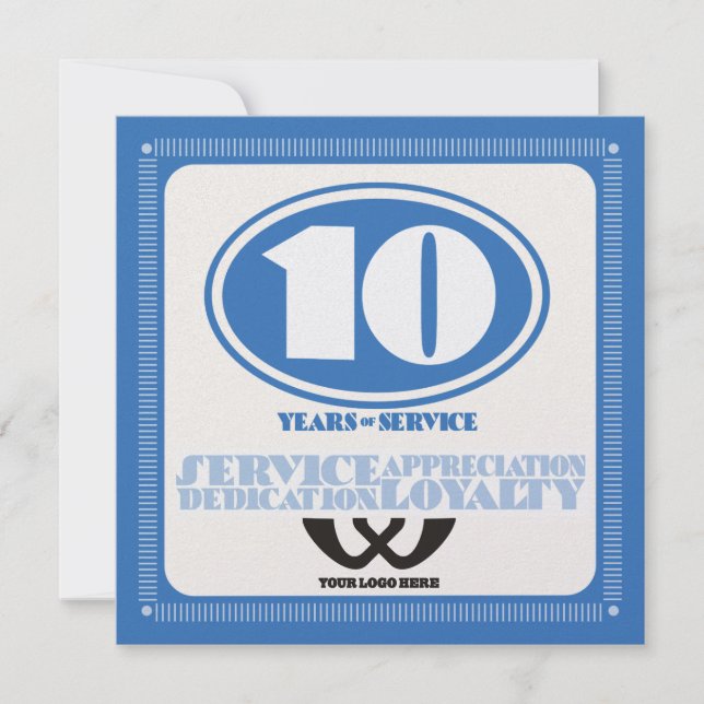 Prix de service de 10 ans pour l'employé couleur p (Devant)