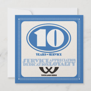 Prix de service de 10 ans pour l'employé couleur p