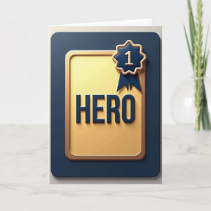 Prix du Meilleur Papa Héros Carte Étoile de la Mar