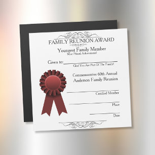 Prix Elegance Family Reunion pour le plus jeune me