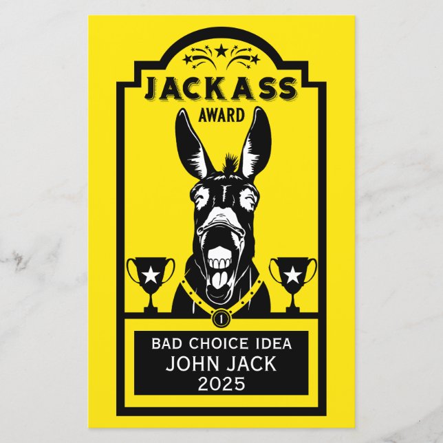 Prix Jackass (Devant)
