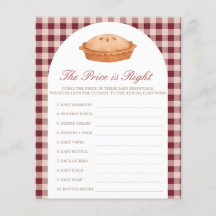 Prix juste Cutie Baby shower à tarte jeu