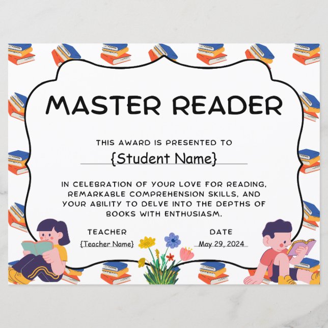 Prix Master Reader pour la reconnaissance étudiant (Devant)