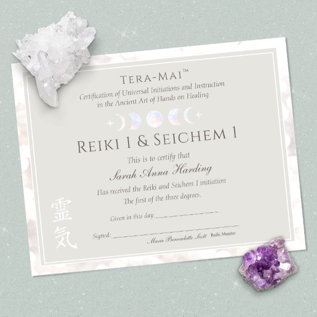 Prix Reiki Yoga du certificat d'achèvement (Créateur téléchargé)