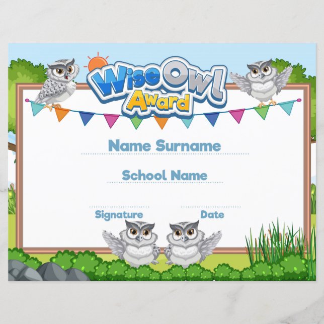 Prix Wise Owl (Devant)