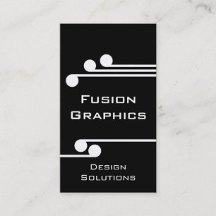 Pro carte de visite moderne, noir et blanc